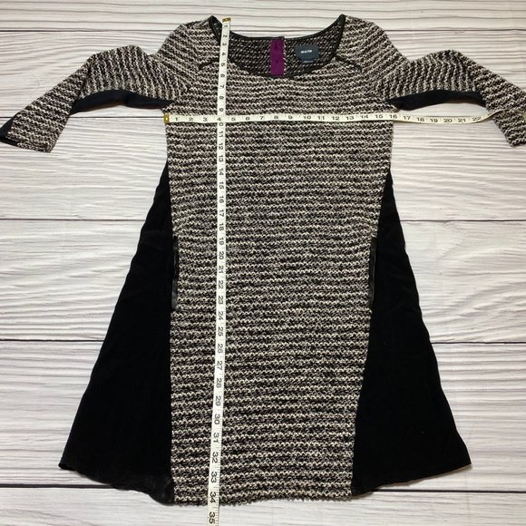 Anthropologie Maeve Contrast Panel Tweed Dress - Picture 9 of 16